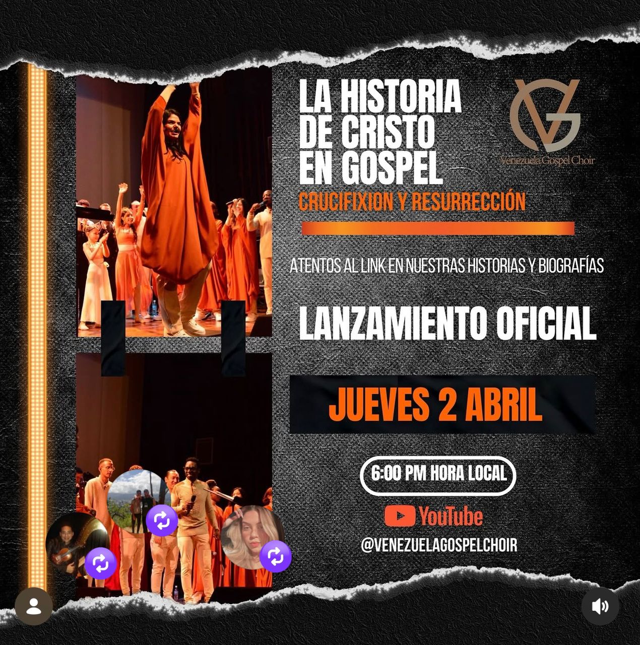 Venezuela Gospel Choir, Publica Temas Musicales | ReformaTV Television en Vivo por Internet